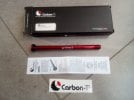 Perno posteriore Carbon-Ti X-Lock X-12 Boost 148 Red (lungh. tot. 166 mm) - 32 grammi NUOVO