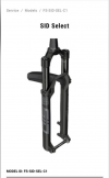 Rockshox SID SELECT 35X120MM